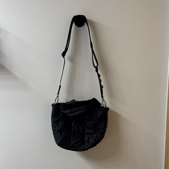 lululemon athletica Handbags - Lululemon Black Quilted Crossbody Bag